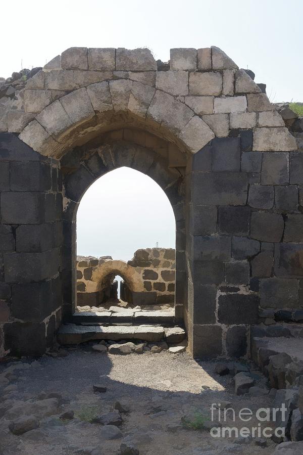 Archway at the Crusaders Belvoir Fortress in Israel Photograph by William Kuta