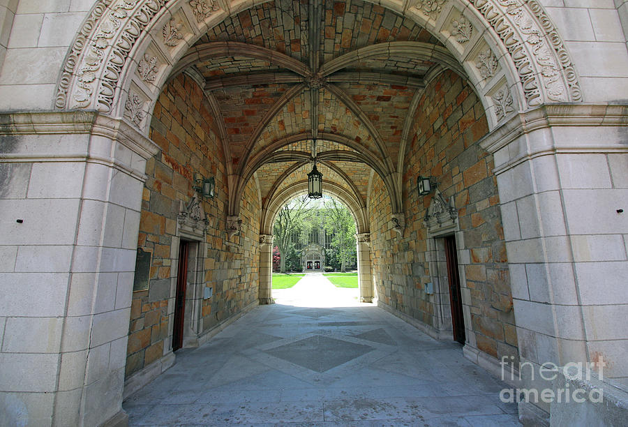 Archway to Law Quadrangle University of Michigan  6145 Photograph by Jack Schultz