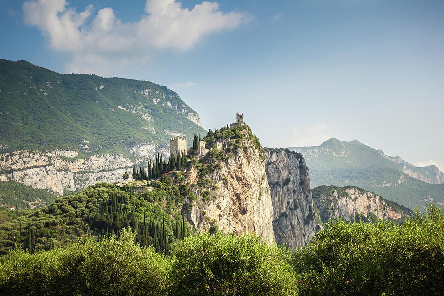 Arco castle in Italy Photograph by Natalia Macheda - Fine Art America