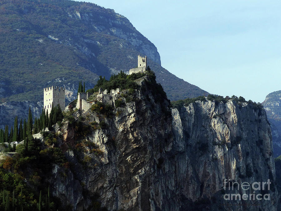 Arco Castle - Trentino - Italy Photograph by Phil Banks