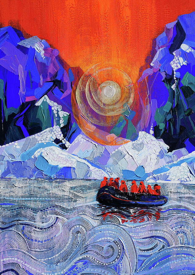 Arctic Painting by Anastasia Trusova - Fine Art America