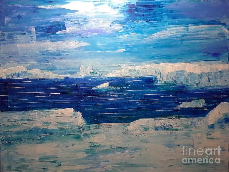 Arctic Expanse Painting by April Reilly