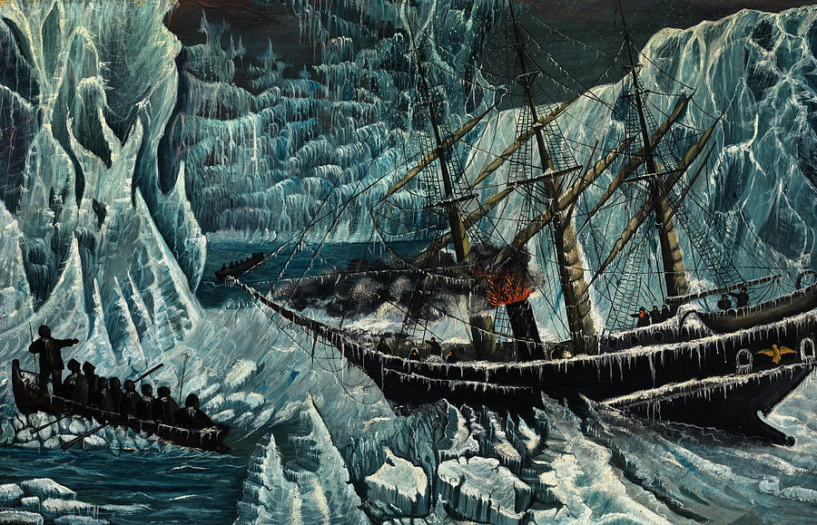 Arctic Expedition Disaster Scene Painting By Unknown - Pixels