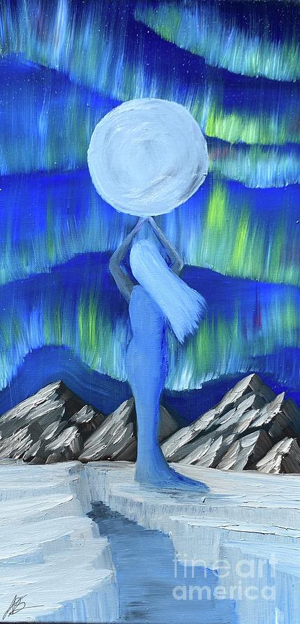 Arctic Goddess Painting By Lesa Sears - Fine Art America