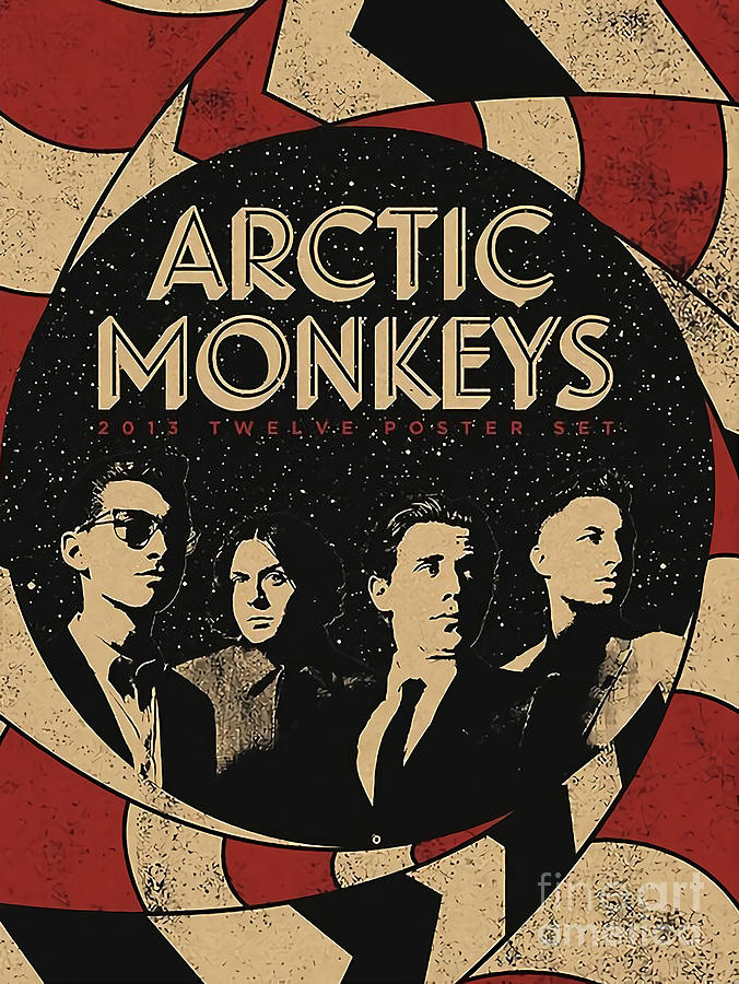 Arctic Monkeys Poster Digital Art by Kelley Carmack - Fine Art America