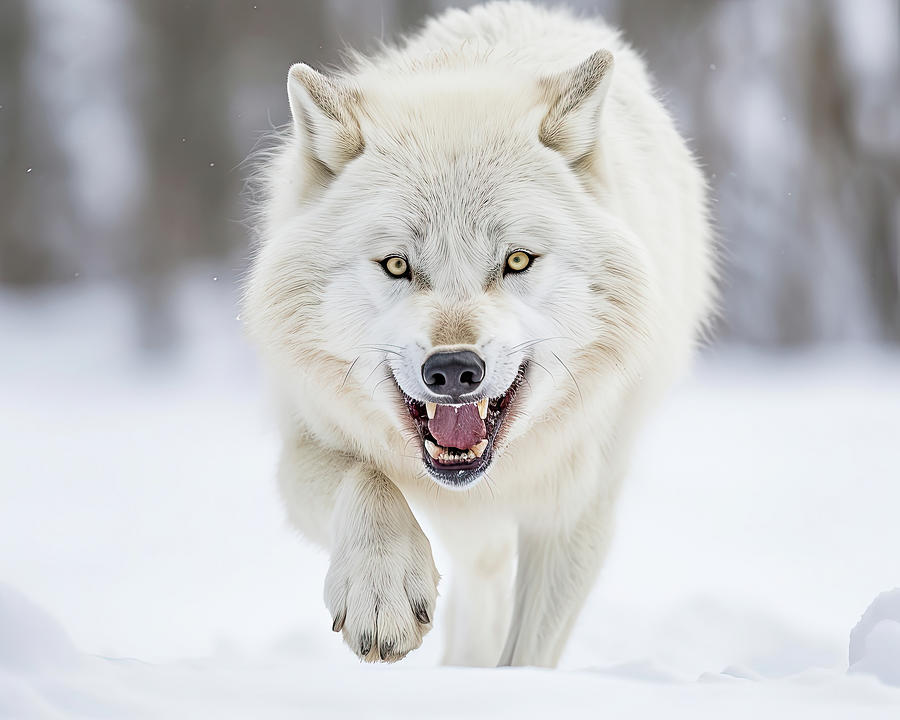 Arctic wolf eighteen Photograph by David Mohn - Fine Art America