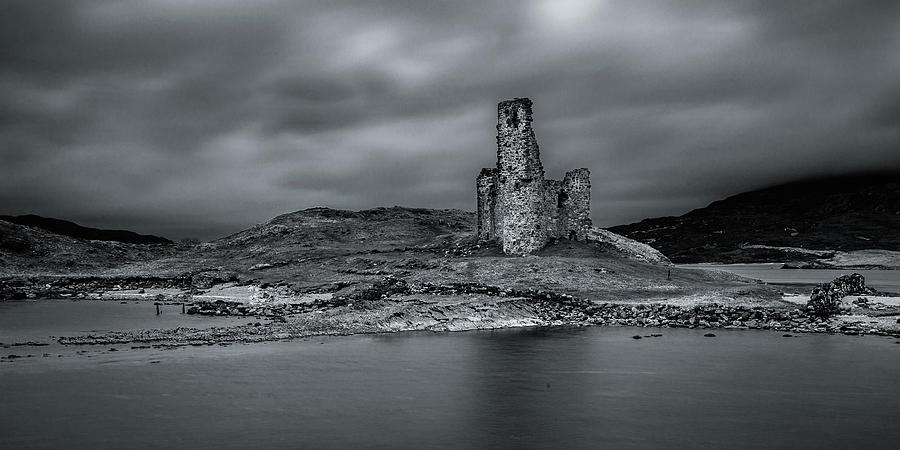 Ardvreck Castle And Loch Assynt Photograph