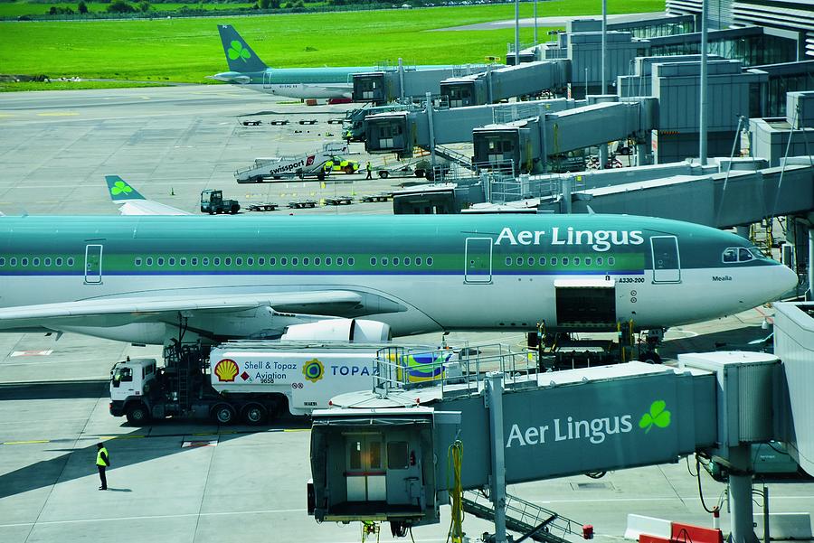 Aer Lingus At Dublin Airport  Photograph by Neil R Finlay