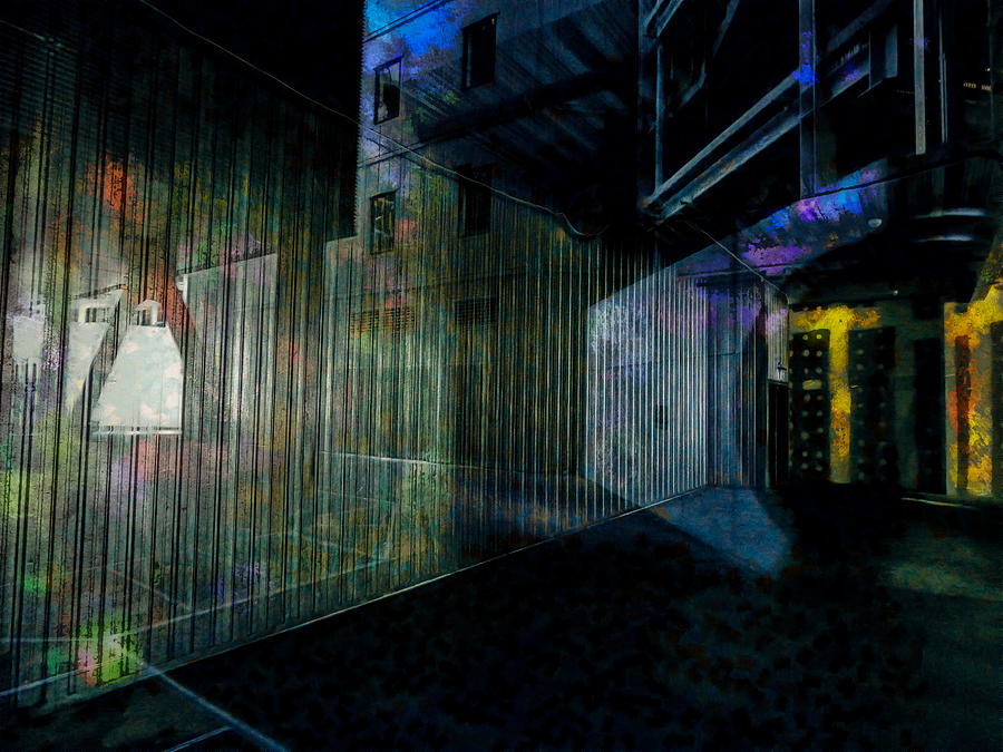 Are There Ghosts of Demolished Buildings? Digital Art by Steve Taylor