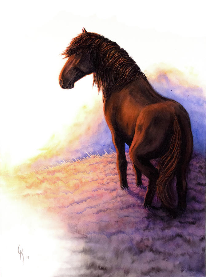 Are There Horses in Heaven Painting by Carrie Kohles - Fine Art America