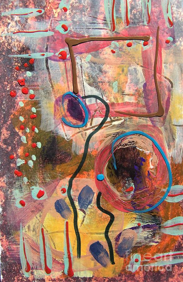 Are we having fun yet Mixed Media by Barbara Leigh Art