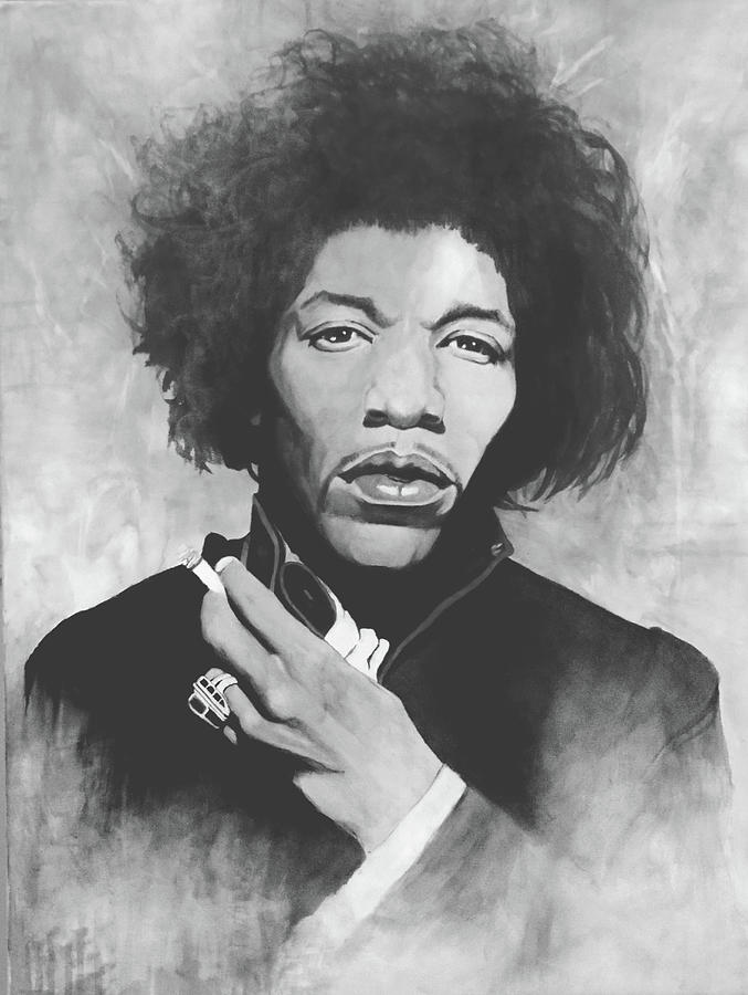 Are You Experienced BW Digital Art by William Walts