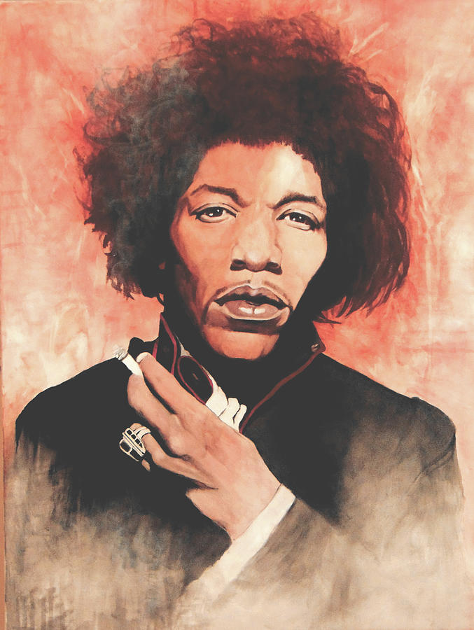 Musician Painting - Are You Experienced by William Walts