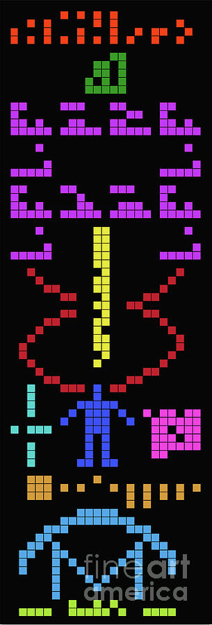 Arecibo Message Photograph by Monica Schroeder Arecibo Message Photograph by Monica Schroeder