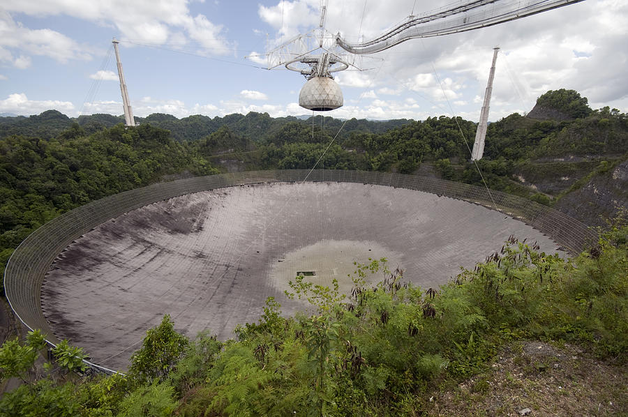 Arecibo Radio Telescope Photograph by TexPhoto