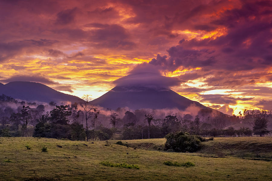 Arenal Volcano, Costa Rica Photograph by John Coletti