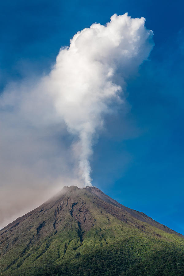 Arenal Volcano eruption, Costa Rica Photograph by Philippe Marion