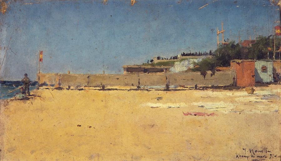 Arenys de Mar. Oil on canvas. 1891. Painting by Isidre Nonell i Monturiol -1872-1911-
