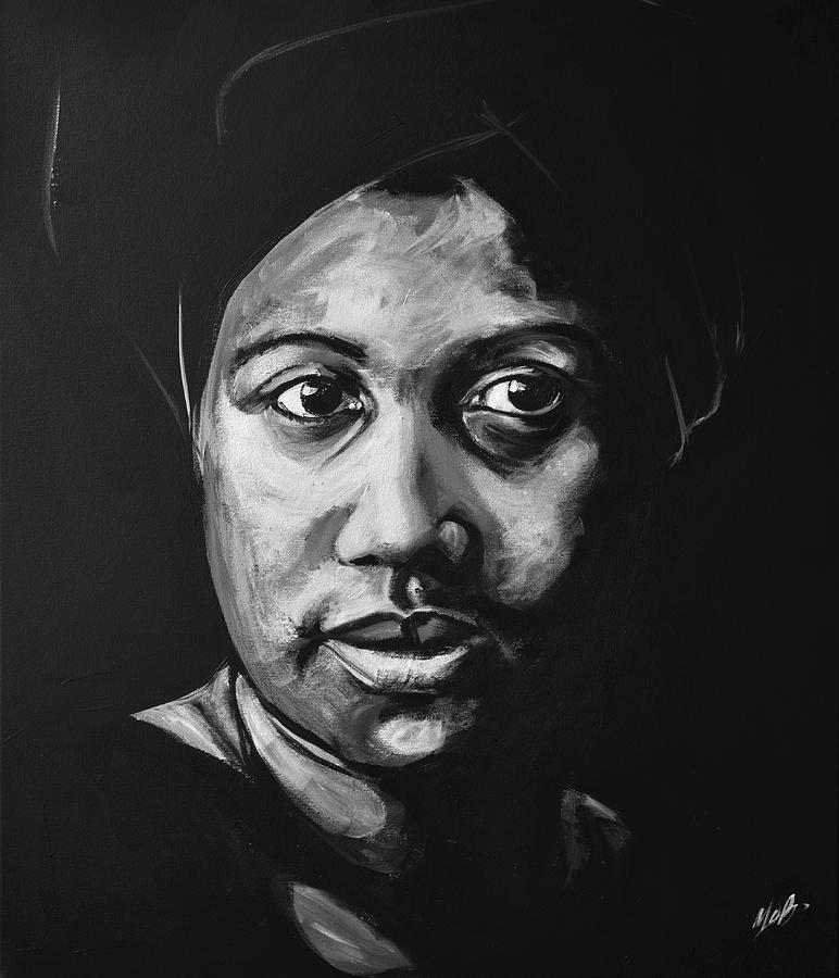 Aretha Franklin Painting by Melissa O Brien