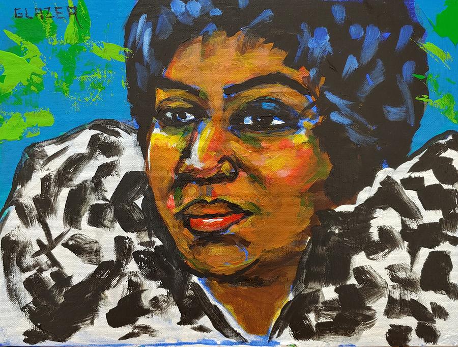 Aretha Franklin Painting by Stuart Glazer - Fine Art America