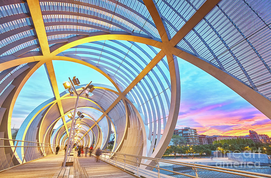 Architecture Photograph - Arganzuela Bridge by Facto Foto Architecture Photograph - Arganzuela Bridge by Facto Foto