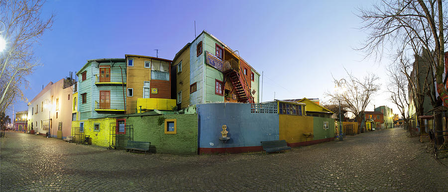 Argentina, Buenos Aires, colorful houses at Caminito Photograph by Westend61