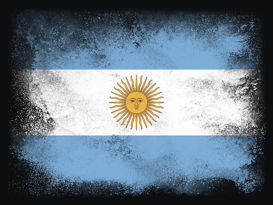 Argentina Flag Digital Art By Psychoshadow Art Fine Art America 2863