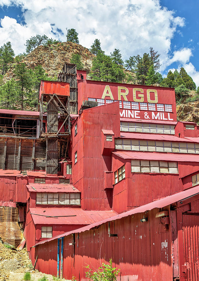 Argo Mine And Mill Vertical Photograph by Lorraine Baum