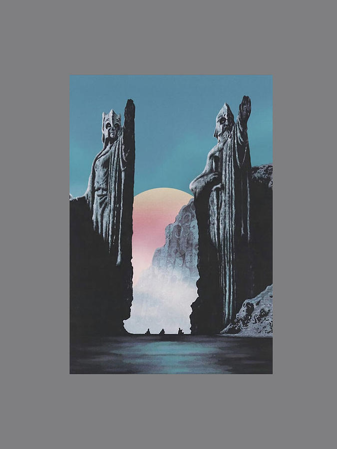 Argonath Painting by Miguel SOLORZANO Fine Art America