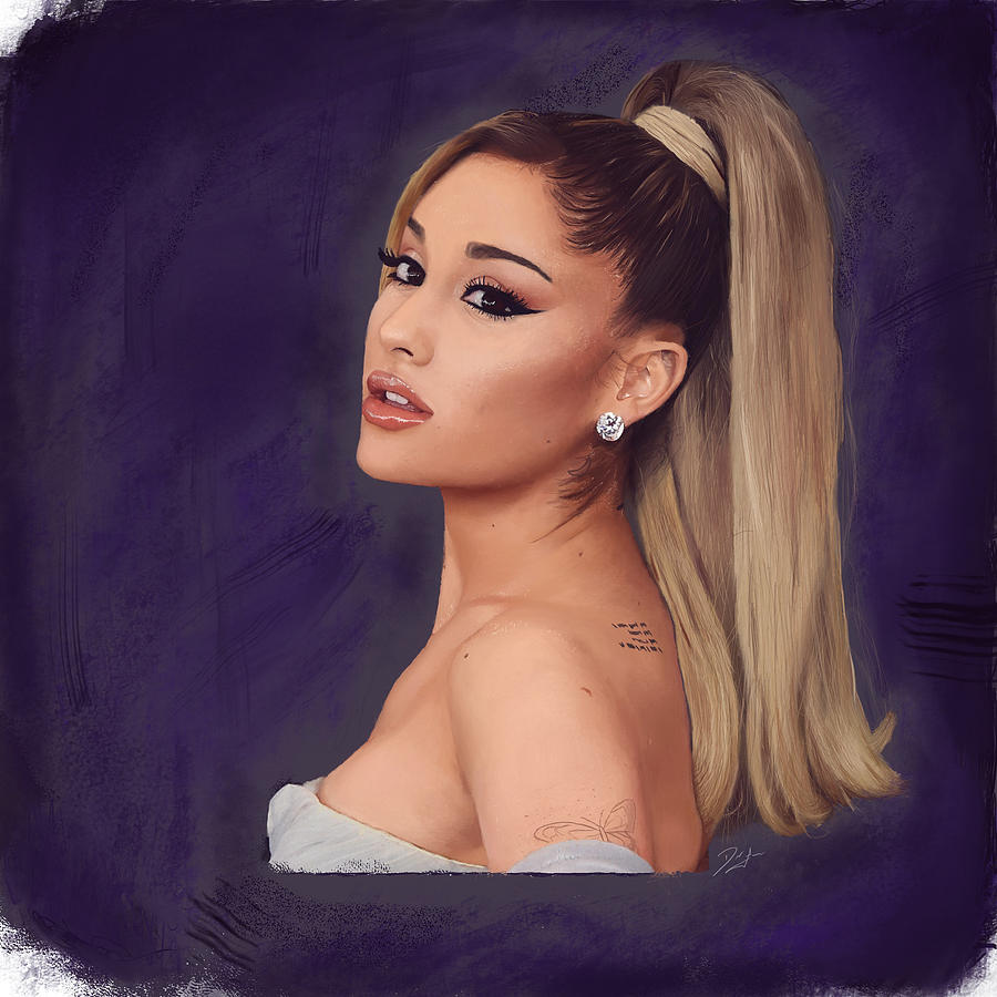 Ariana Artwork Digital Art By David James - Pixels