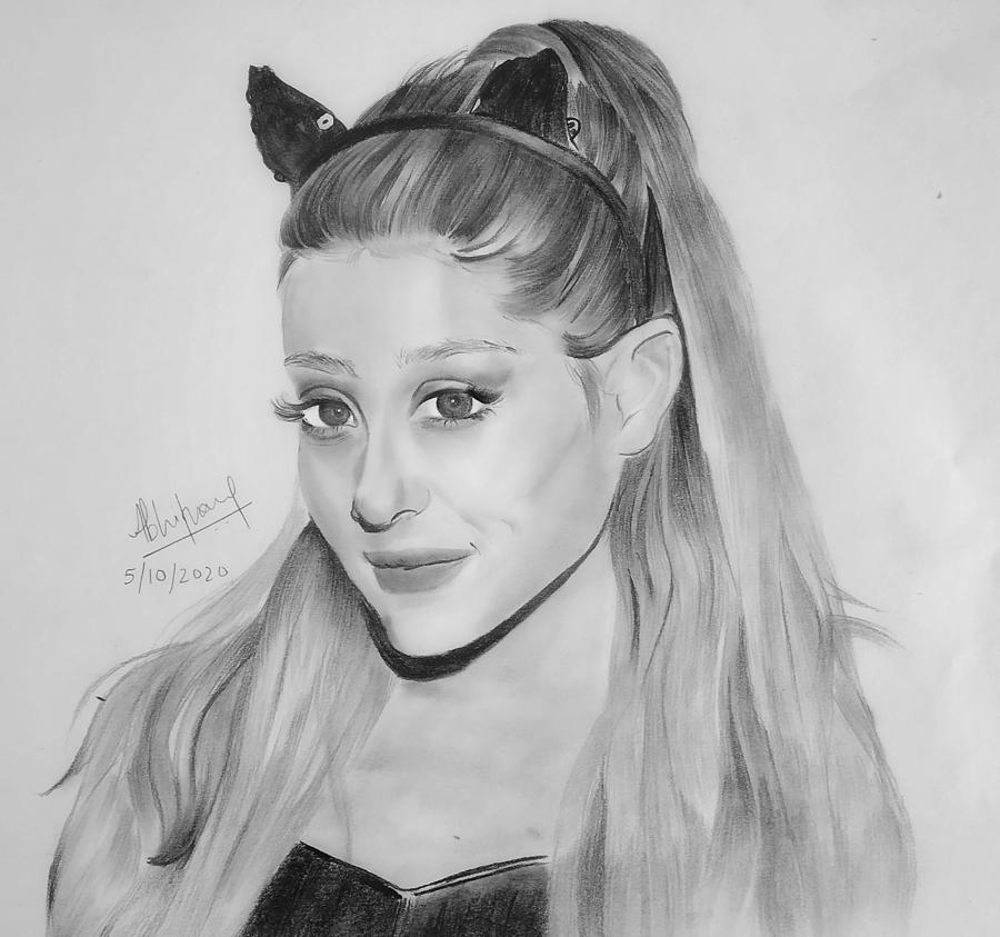 Original Ariana Grande Colored Pencil Drawing Print - Etsy Denmark