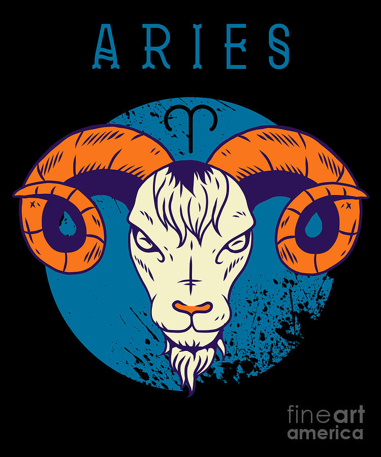Aries Birth Sign Astrology Horoscope Aries Gift Digital Art by Thomas ...
