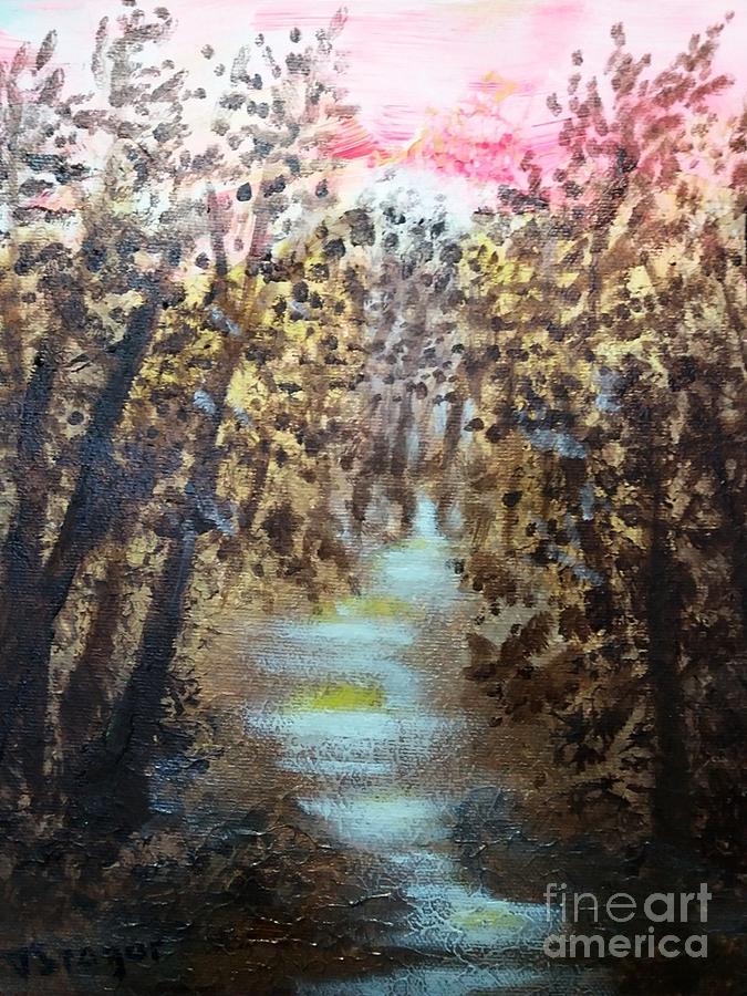 Aris gift - The Path Painting by Tatiana Sragar