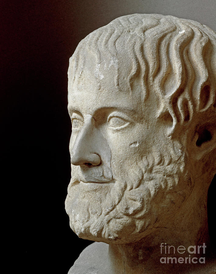 Aristotle Sculpture by Greek School