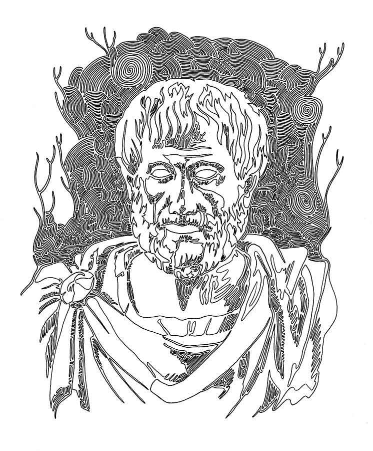 Aristotle Drawing by Robert Bentley Fine Art America