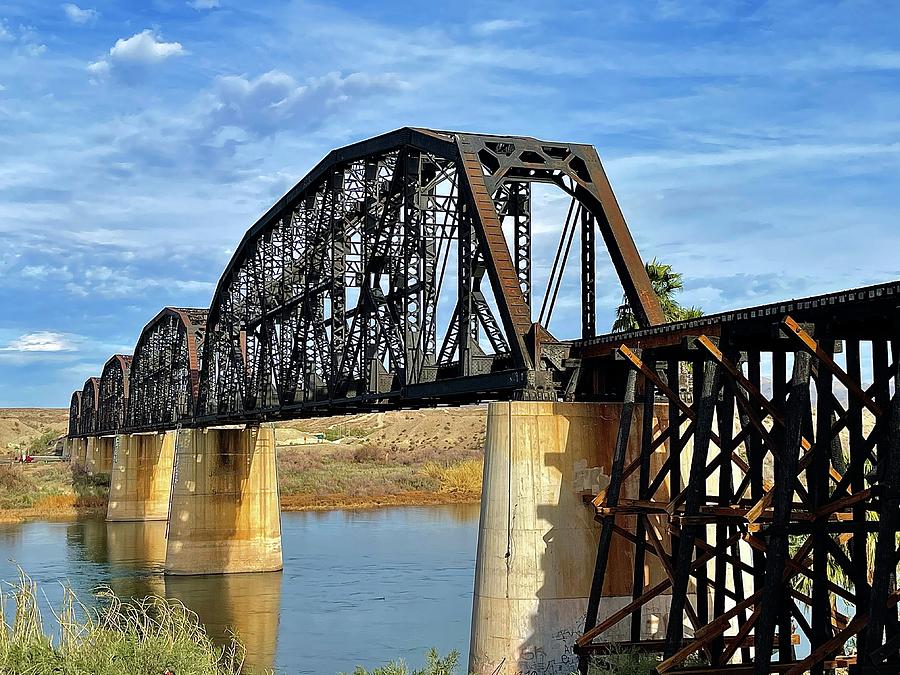 Arizona and California Railroad Bridge Photograph by Collin Westphal ...