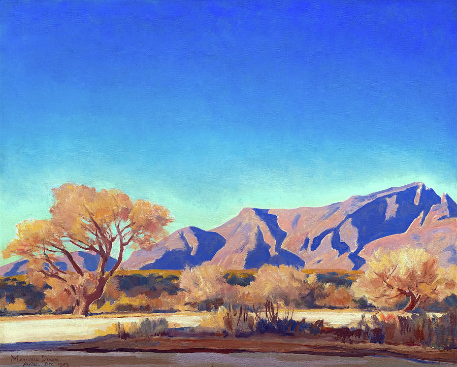 Tree Painting - Arizona Autumn, 1943 by Maynard Dixon