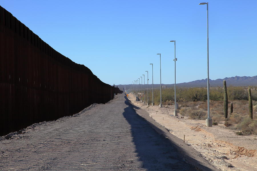 Arizona Border wall Photograph by Glen Loftis | Fine Art America