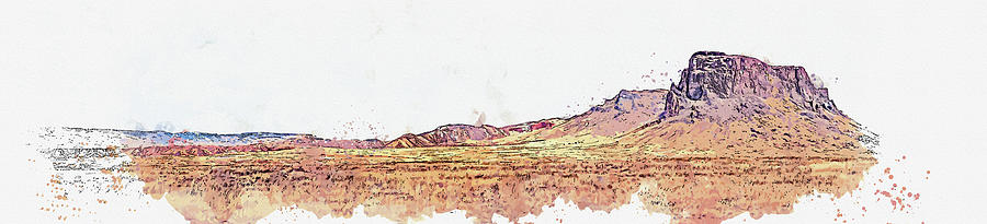 Arizona, Ca 2021 By Ahmet Asar, Asar Studios Painting