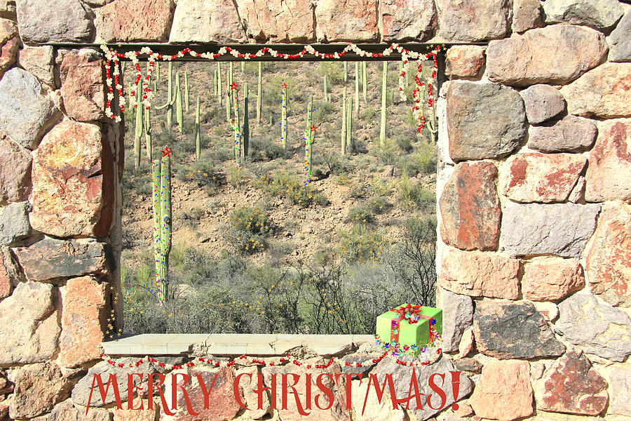 Christmas Photograph - Arizona Christmas by Kathy Bassett