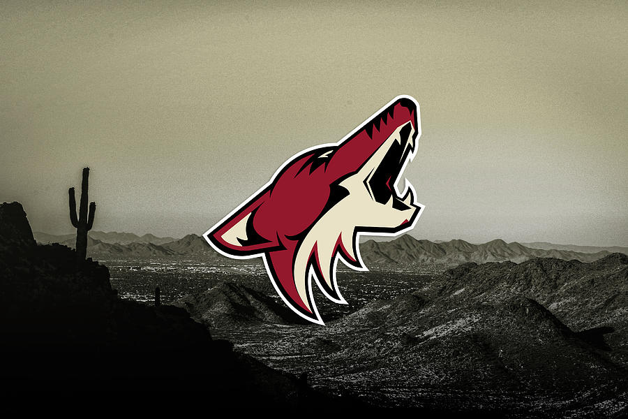 Arizona Coyotes NHL Hockey Digital Art By SportsPop Art - Fine Art America