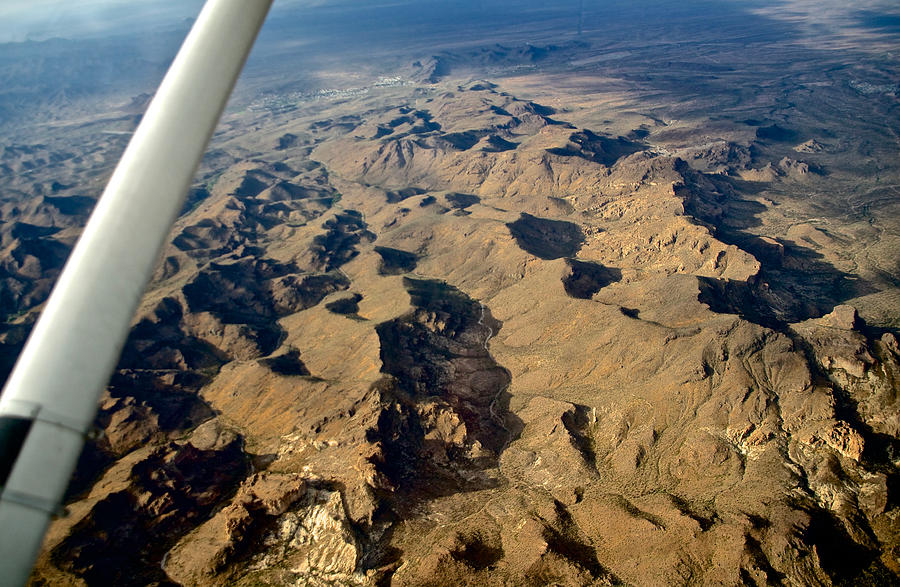 Arizona Desert Mountains Aerial Photograph By Rudolf Volkmann