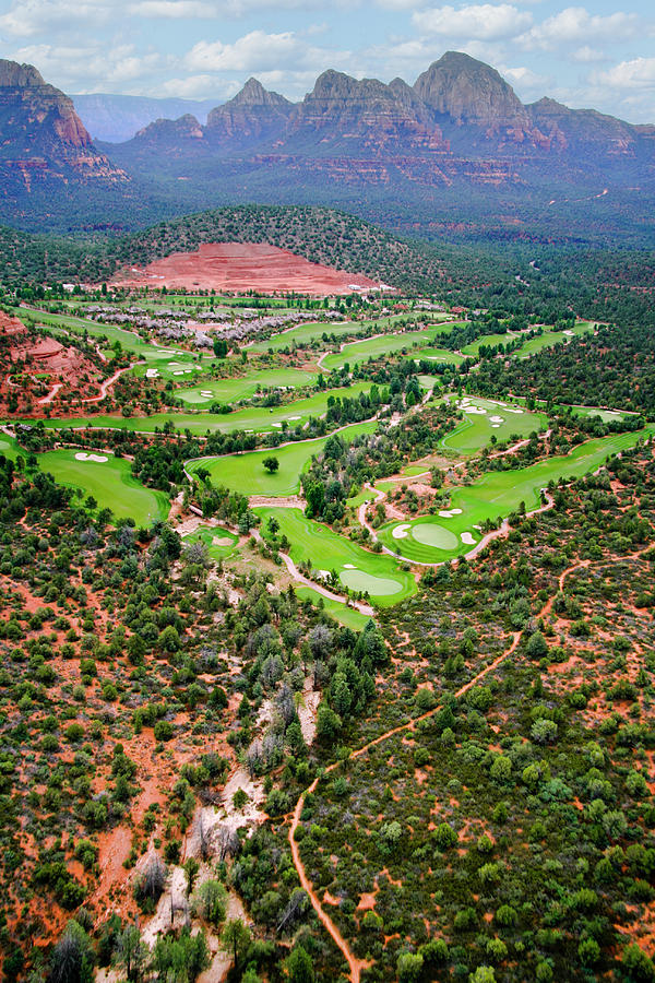 Arizona - golf country Photograph by Alexey Stiop