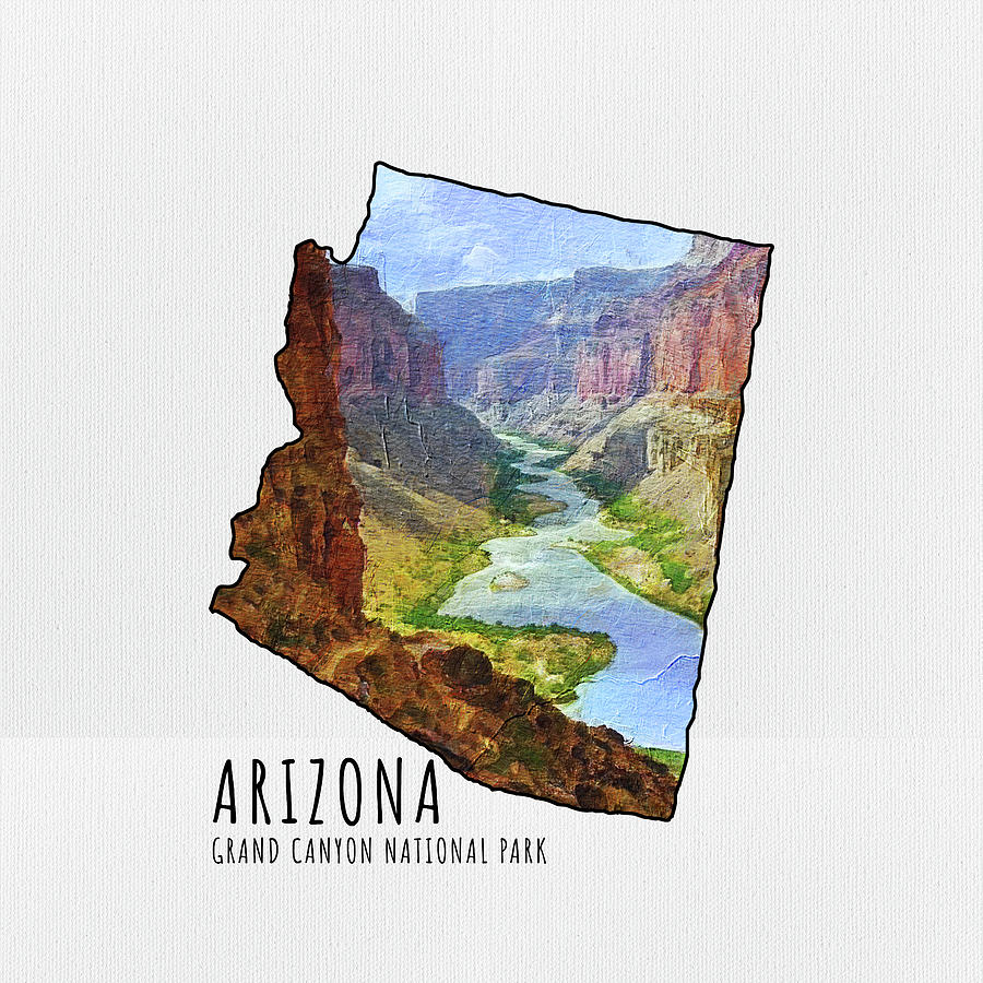 Arizona Grand Canyon Digital Art