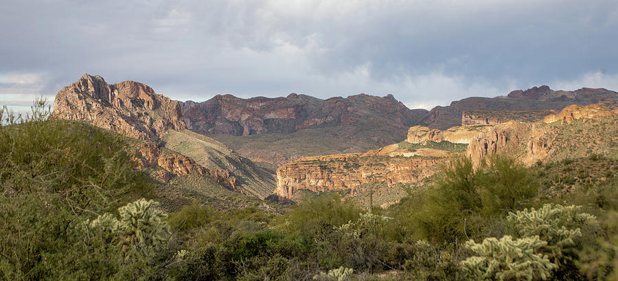 Arizona Landscapes - Pinal County Desert Panorama Photograph