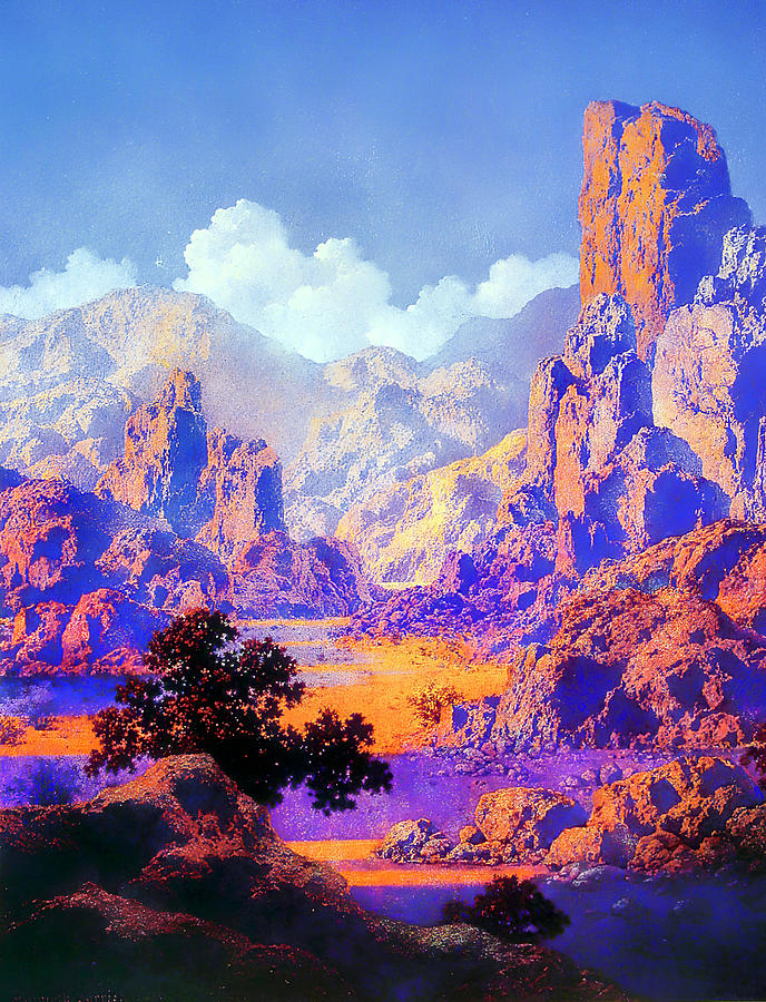 Mountain Photograph - Arizona by Maxfield Parrish