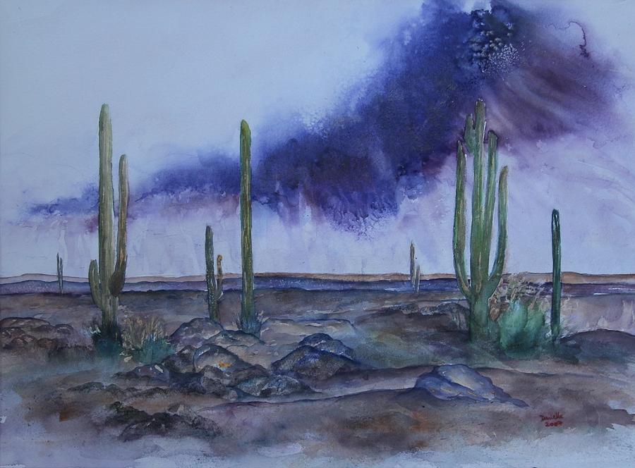 Arizona Monsoon Painting by Danielle Donohue - Fine Art America