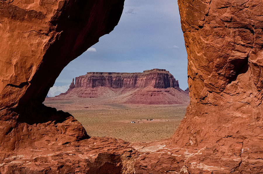 Arizona Monument Valley Arch Photograph by Len Johnson - Fine Art America