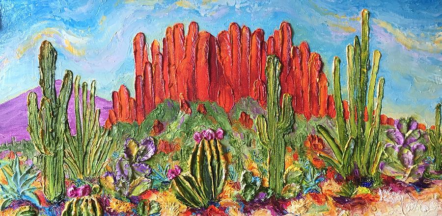 Arizona Red Rocks Painting by Paris Wyatt Llanso