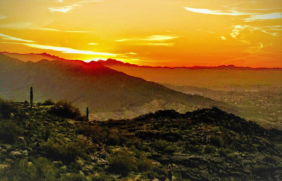 Arizona Sunset Photograph by Brad Nellis